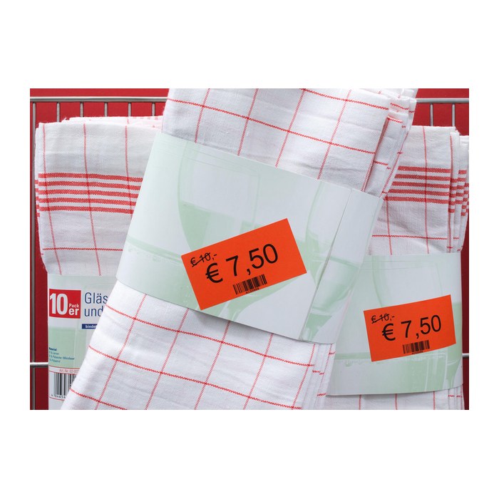 HERMA Etiketten 4257 rot 105,0 x 37,0 mm, 100 Blatt