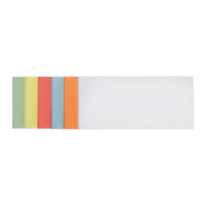 FRANKEN Moderationskarten farbsortiert 9,5 x 20,5 cm, 500 Blatt