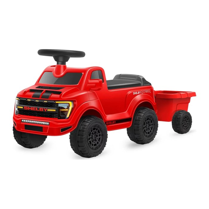 Jamara Rutscher Shelby Ford F-150 Raptor mit Anhänger rot