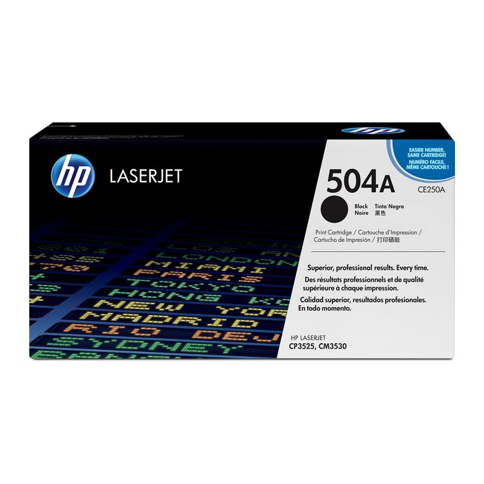 HP 504A (CE250A) schwarz Tonerkartusche