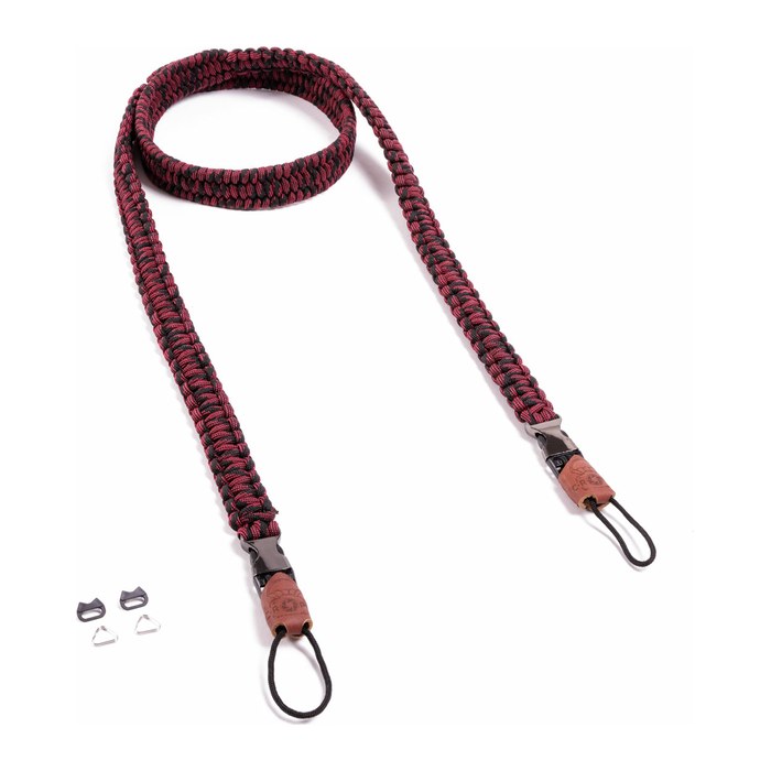 C-ROPE Kameragurt Traveler aus Paracord 140cm Red Dots retail