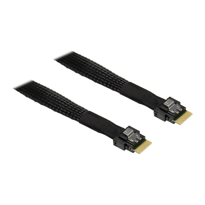 Inter-Tech Kabel SFF 8654-4i -> SFF 8654-4i- 0,7m