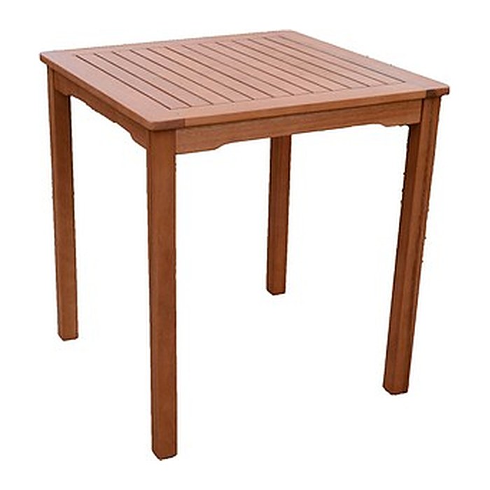 Garden Pleasure Gartentisch PITTSBURGH braun quadratisch 70,0 x 70,0 x 75,0 cm
