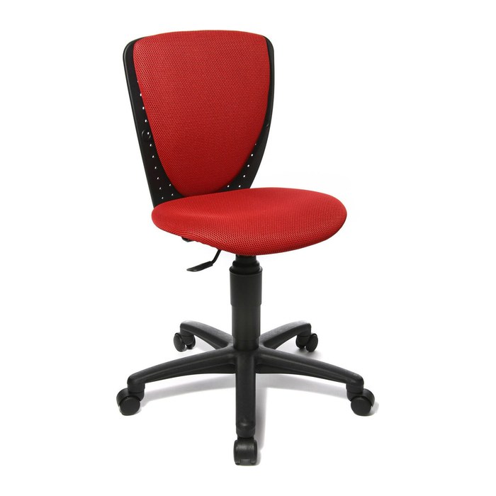 Topstar Kinderdrehstuhl High S'cool®, 70570BB20 Stoff rot, Gestell schwarz