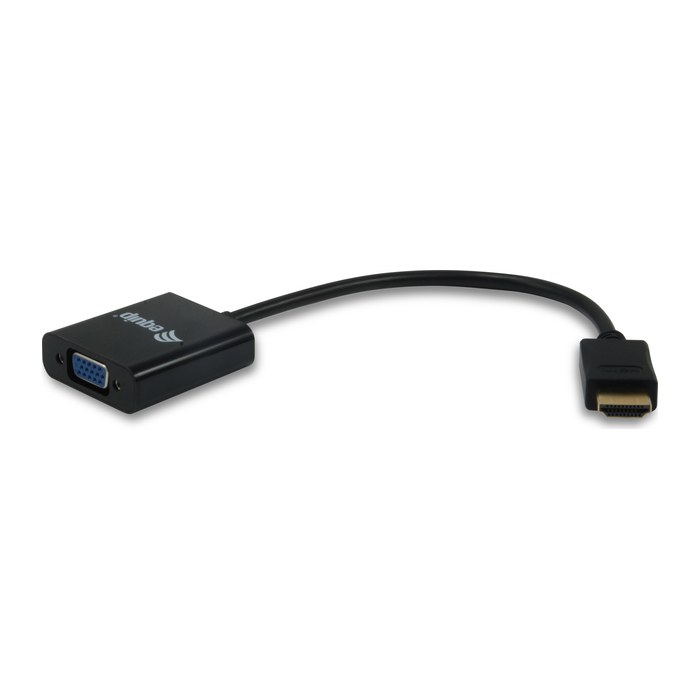 Equip HDMI->VGA 1920x1080/60Hz St/Bu 0.25m schwarz