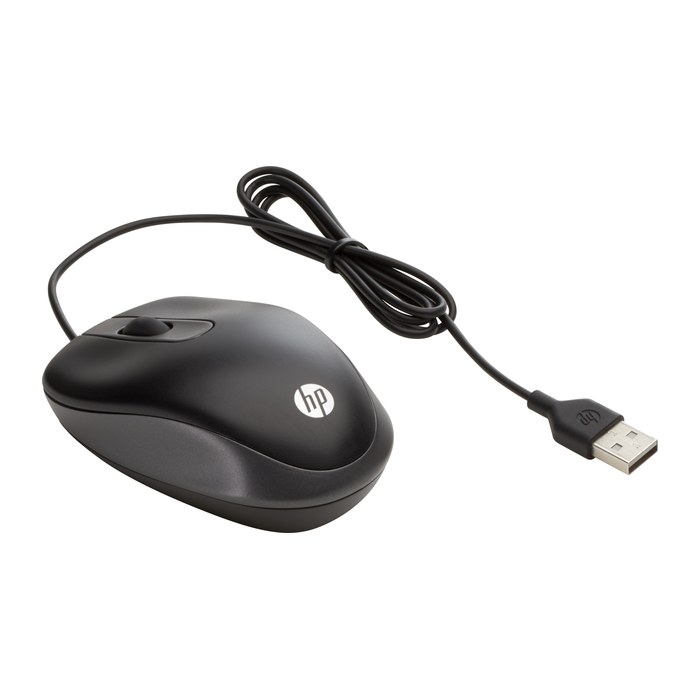 HP Travel Maus kabelgebunden schwarz