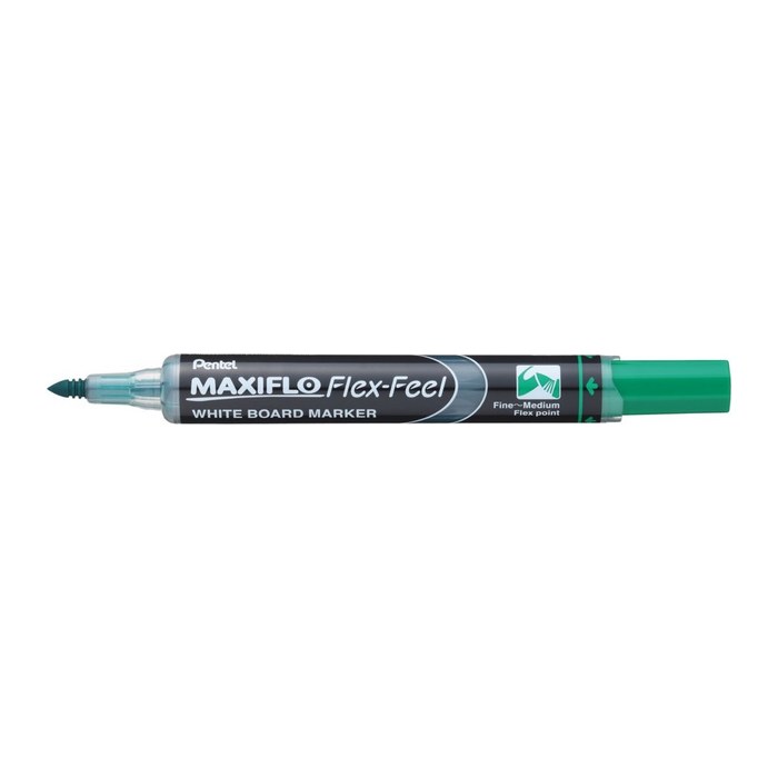 Pentel MAXIFLO Flex-Feel Whiteboard-Marker blau 2,0 - 5,0 mm, 1 St.