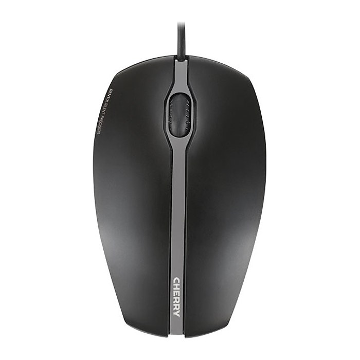 CHERRY GENTIX Silent Corded Optical Mouse Maus kabelgebunden schwarz