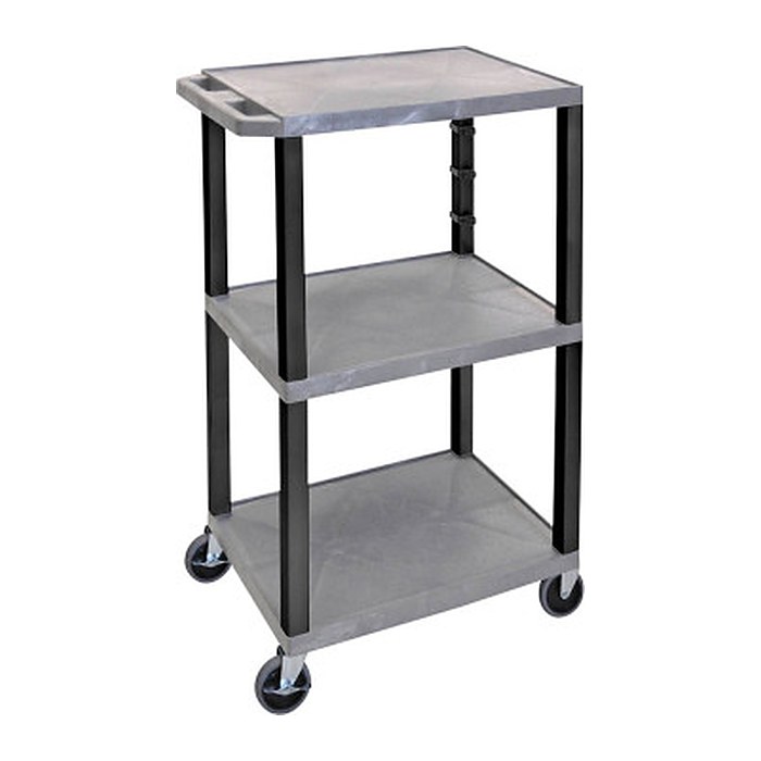 LUXOR Etagenwagen grau 61,0 x 46,0 x 108,0 cm