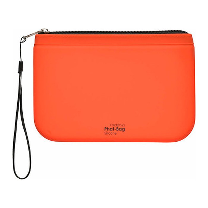 FolderSys Reißverschlussbeutel PHAT BAG DIN A6 orange/schwarz 1,2 mm, 1 St.