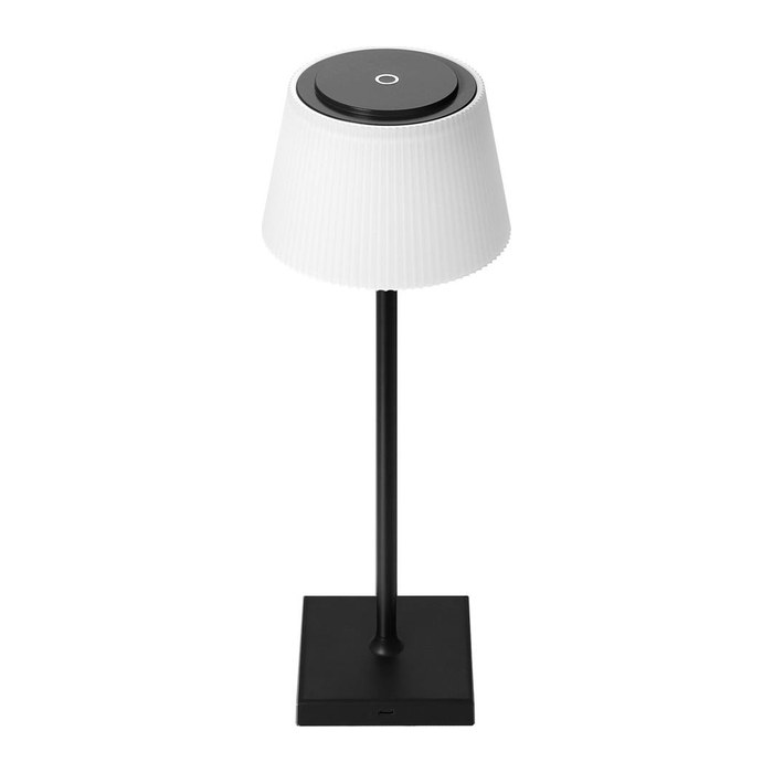 Avide LED Tischleuchte Schwarz USB 4W 3-stufige Lichtfarbe