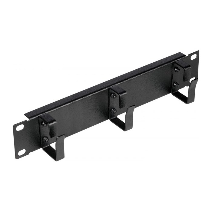 Equip 10" Kabelmanagement 3xMetallringe 1U RAL9005
