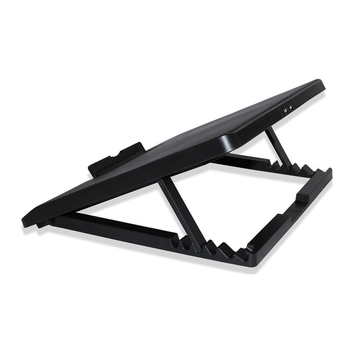 INCA Notebook Kühler 6x 70x70mm Lüfter/LED/2500RPM/2xUSB sw retail