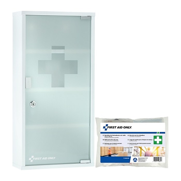 FIRST AID ONLY® Medizinschrank DIN 13169 weiß