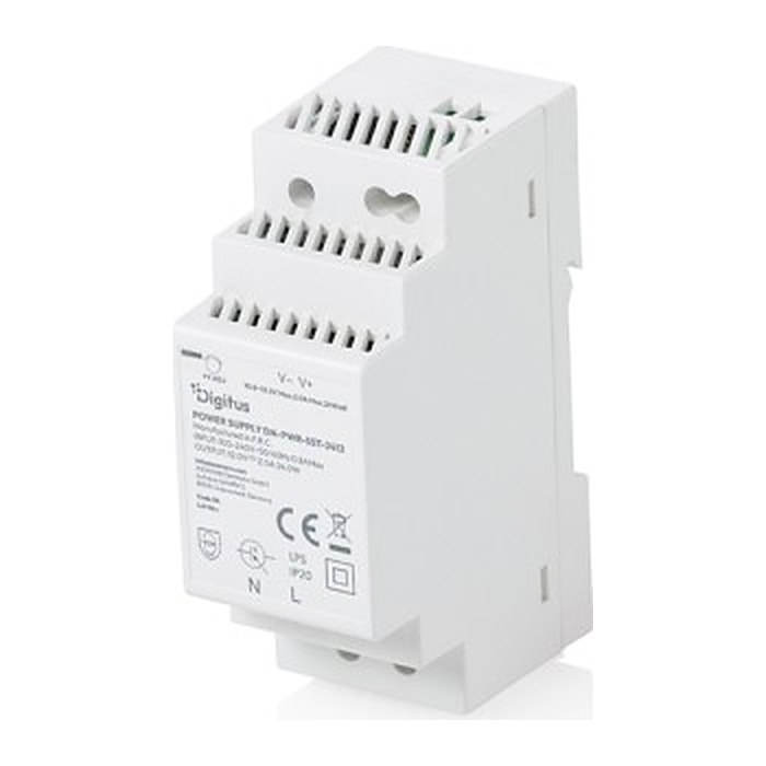DIGITUS Netzteil 12V DC 24W Step-Shape DIN-Rail