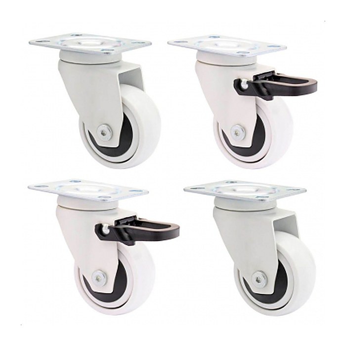 WAGNER® design yourself Rollen für Schränke und Regale RO 2251, 4 St.