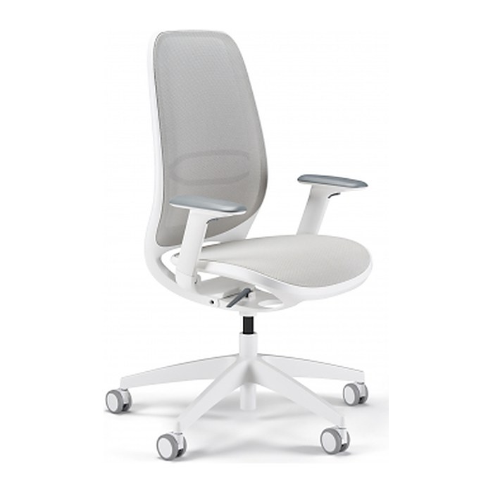 sedus Bürostuhl se:air, Ai-821/002 Stoff weiß, Gestell weiß