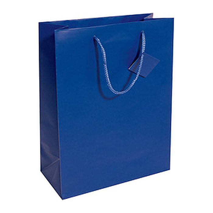 SIGEL Geschenktüten blau 26,0 x 33,0 cm, 5 St.