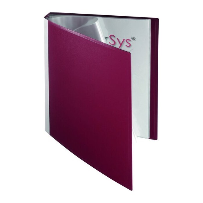 FolderSys FolderSys® Sichtbuch DIN A4, 40 Hüllen bordeaux, 1 St.
