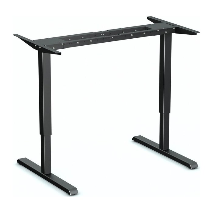 actiforce Steelforce Pro 300 elektrisch höhenverstellbares Schreibtischgestell schwarz ohne Tischplatte, T-Fuß-Gestell schwarz 101,0 - 151,0 x 75,0 cm