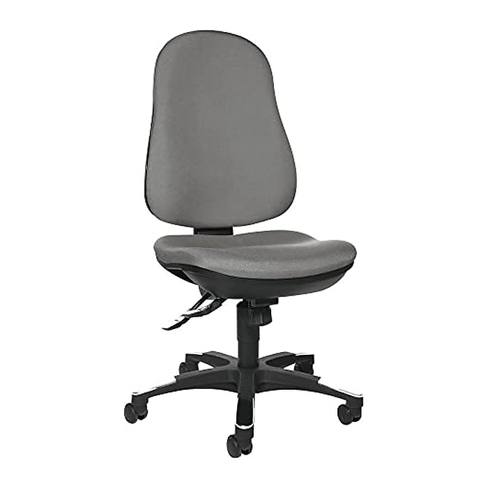 Topstar Bürostuhl Trend SY 10, 9020G23 Stoff grau, Gestell schwarz