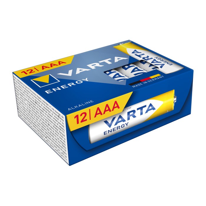VARTA Batterien ENERGY Alkali-Mangan Micro AAA 1,5 V, 12 St.