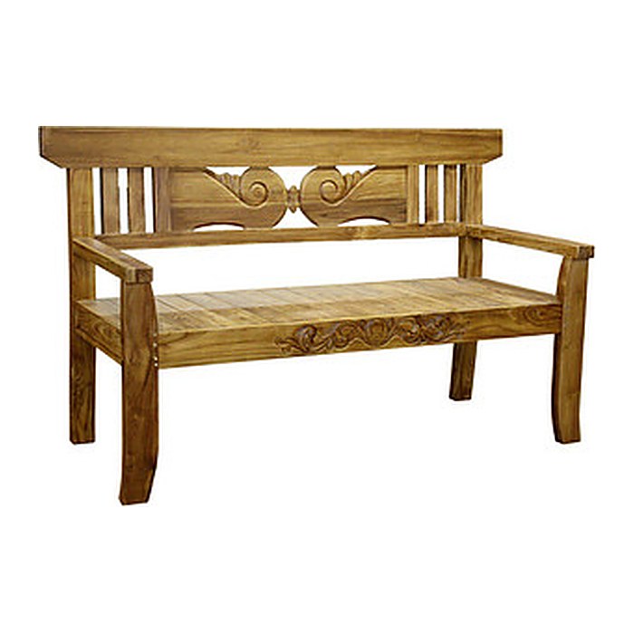 Garden Pleasure Gartenbank PADAR 940230 natur Holz 150,0 cm
