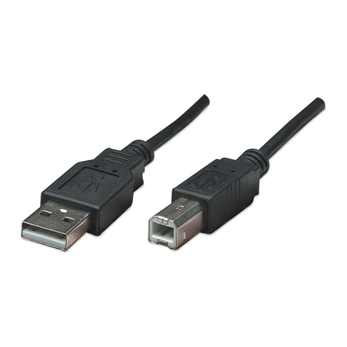 MANHATTAN USB 2.0 Anschlußkabel 0,5m A-Stecker/B-Stecker