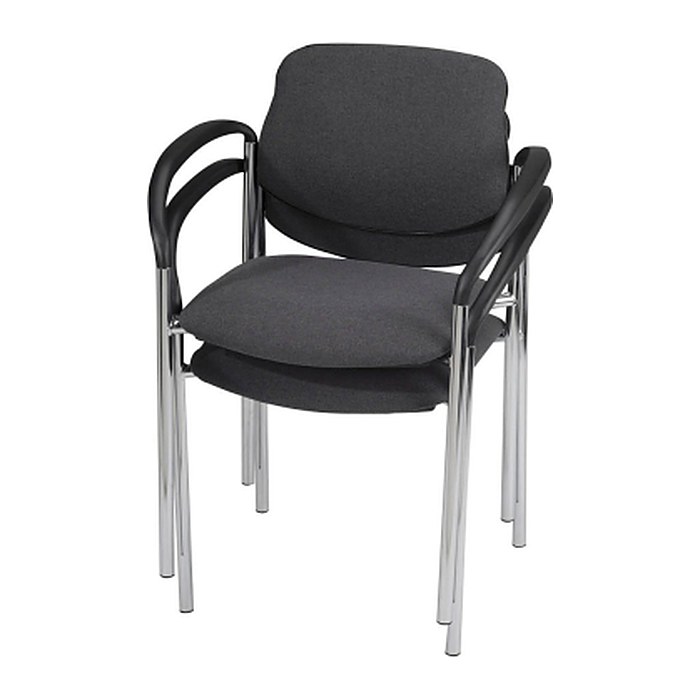 Nowy Styl Besucherstühle Styl anthrazit Stoff, 2 St.