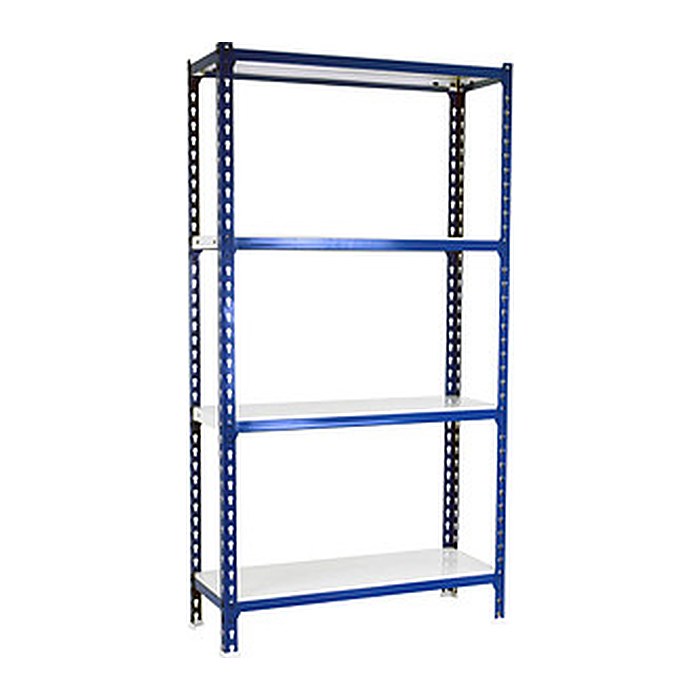 Simonrack Schwerlastregal SIMONCLICK 4 8435104960417 blau, weiß 90,0 x 30,0 x 150,0 cm