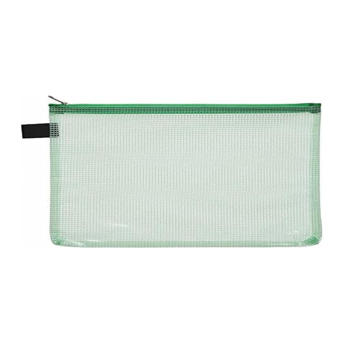 FolderSys Reißverschlussbeutel DIN A5 transparent/schwarz 0,15 mm, 1 St.