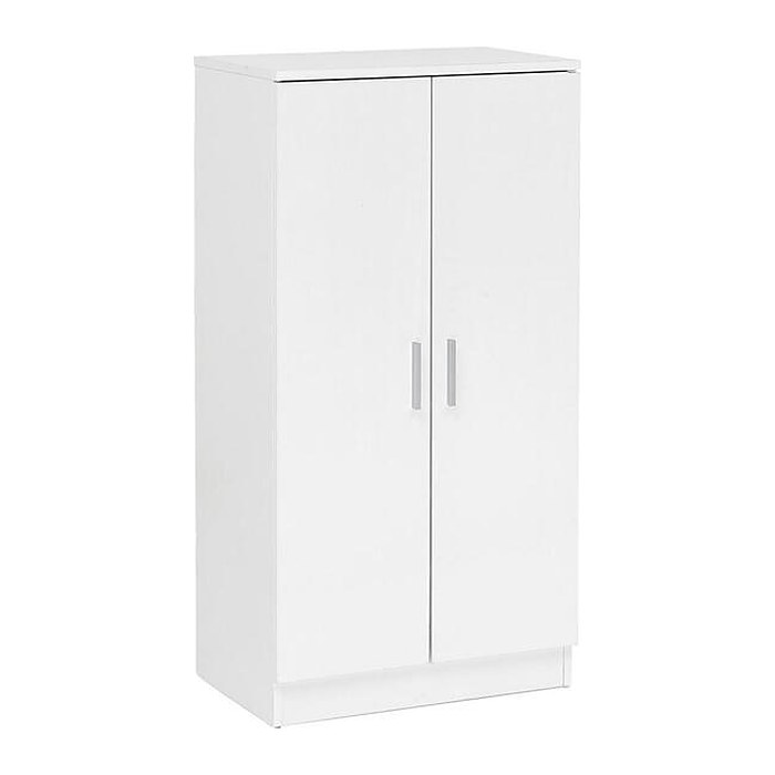 WOHNLING Schuhschrank, WL5.269 weiß 6 Fachböden 55,0 x 35,0 x 108,0 cm