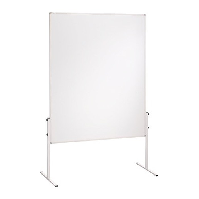 FRANKEN mobiles Whiteboard X-tra!Line 120,0 x 150,0 cm weiß lackierter Stahl
