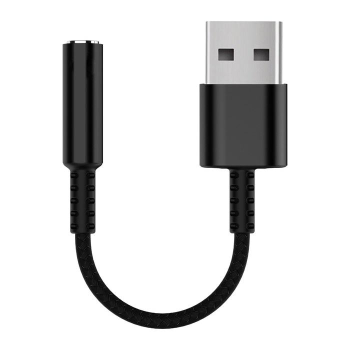 Equip Adapter USB-A-> 4-Pin 3.5mm St/Bu DAC 0.15m beige