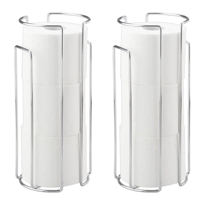 WENKO Ersatzrollenhalter chrom, 2 St.