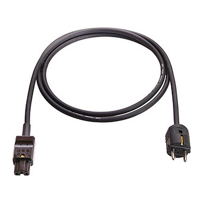 as-Schwabe Schutzkontakt/Geräte C5 Netzkabel Heißgeräte 2,0 m schwarz, 1 St.