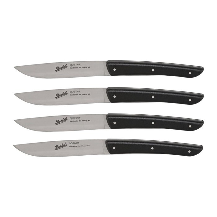 Berkel Steakmesser COLOR schwarz, Klinge: 11,0 cm, 4 St.