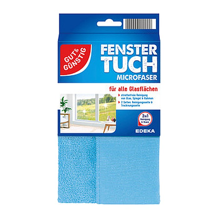 GUT&GÜNSTIG Fenstertuch 60 °C waschbar, 1 St.