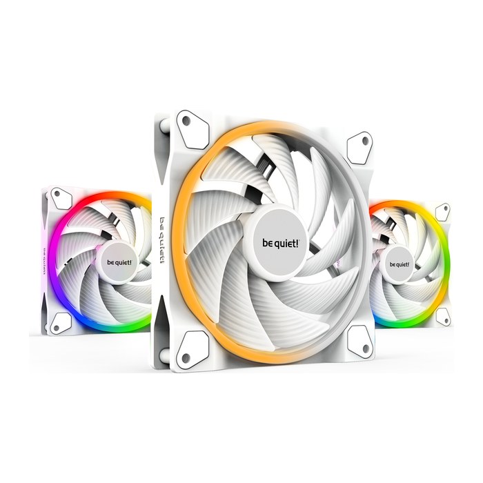 be quiet! Lüfter Light Wings PWM HS 140mm White 3-Pack