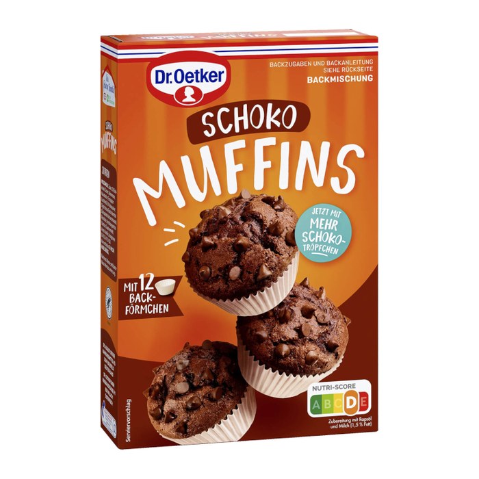 Dr. Oetker Schoko Muffins Backmischung 345,0 g, 1 Pack