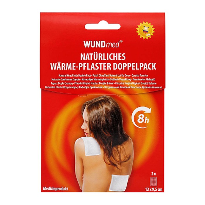 WUNDmed® Wärmepflaster 02-135 weiß 9,5 x 1,3 cm, 2 St.