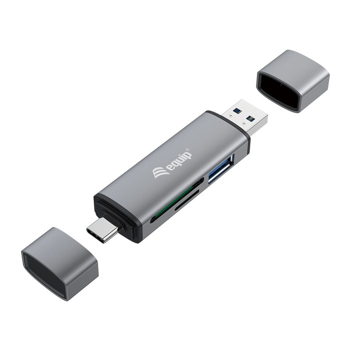 Equip Kartenleser USB-A3.0/USB-C3.2/MicroSD/SD/ 5Gbps