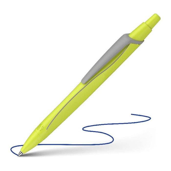 Schneider Kugelschreiber Reco neongelb, Schreibfarbe: blau, 1 St.