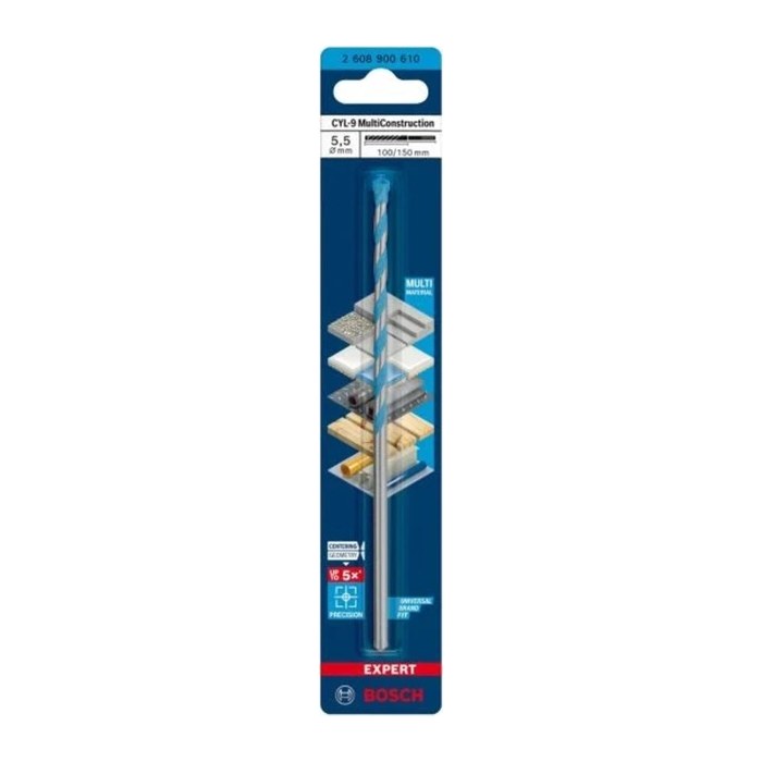 BOSCH Betonbohrer EXPERT CYL-9 MultiConstruction, Ø 5,5 mm, 1 St.