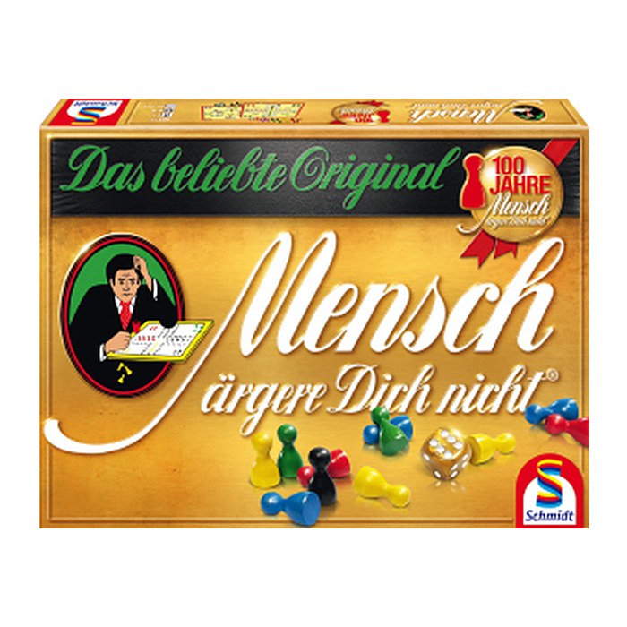 Schmidt Mensch ärgere dich nicht® - Gold-Edition Brettspiel, 1 St.