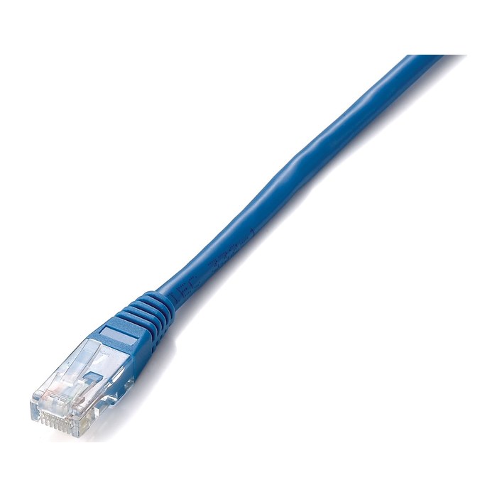 Equip Patchkabel Cat5e U/UTP 2xRJ45 15.00m blau PVC Polybeutel