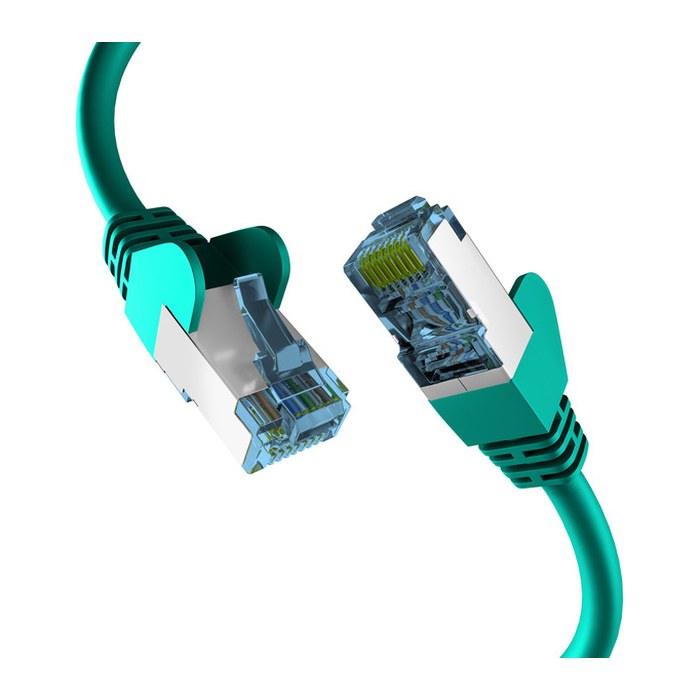 EFB RJ45 Patchkabel mit Cat7 Rohkabel 7.50m grün