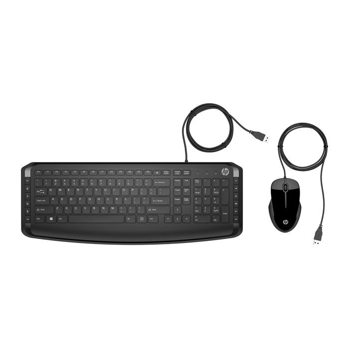HP Pavilion 200 Tastatur-Maus-Set kabelgebunden schwarz