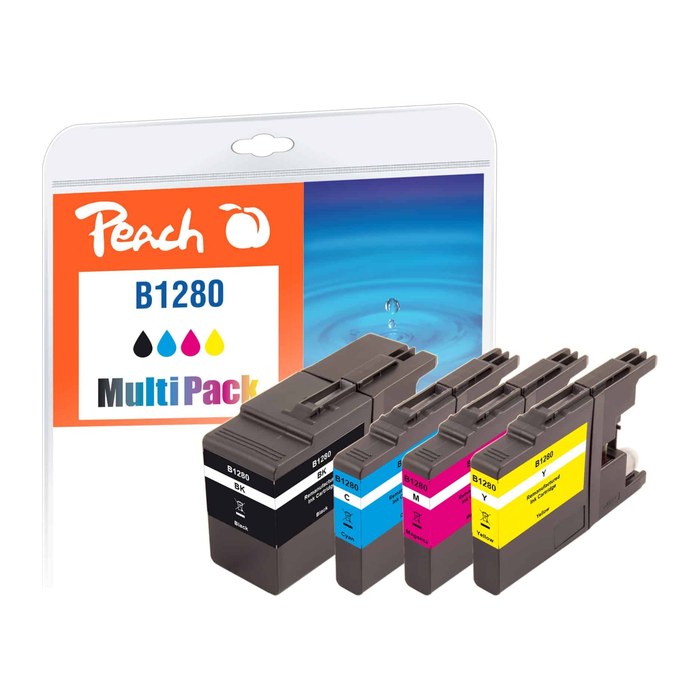 Peach Patrone Brother LC-1280 MultiPackPlus remanufactured