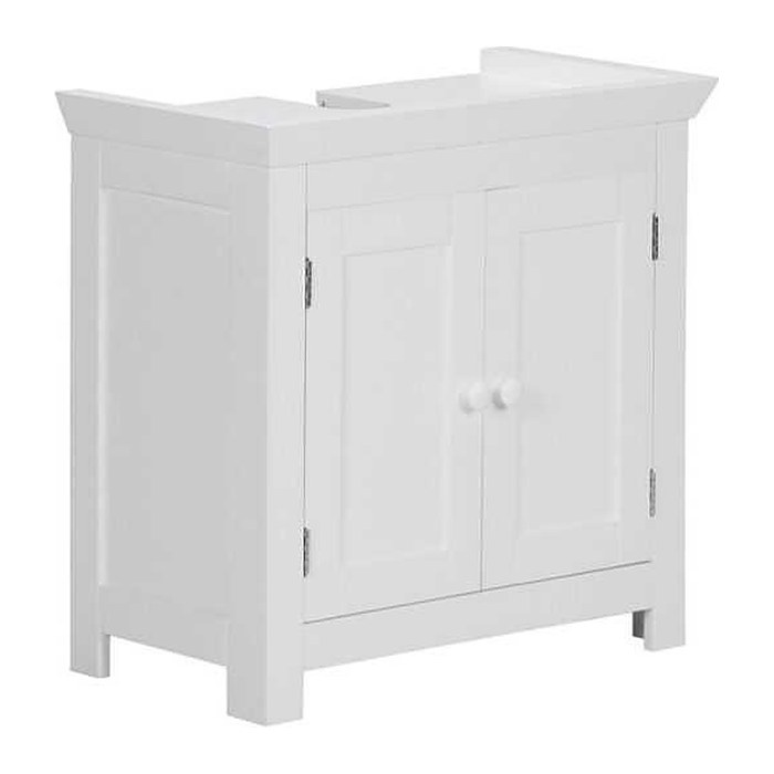 WOHNLING Waschbeckenunterschrank WL1.350 weiß 57,0 x 30,0 x 56,0 cm